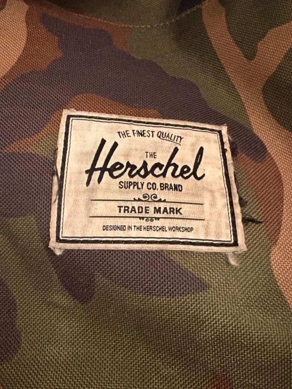 Herschel Supply Company Camo Duffel - Olive & Brown